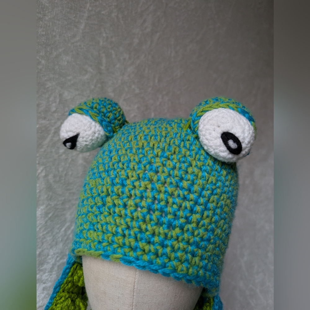 Cephalopod Bini Hat Regular Green Blue Octopus - Picture 3 of 5